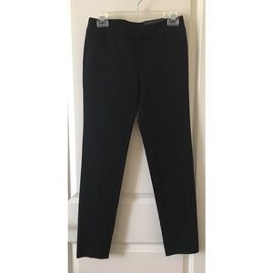 Cynthia Rowley Black Slim Ankle Pant
